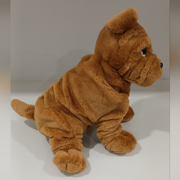 Dan Dee Collectors Choice Shar Pei Bulldog Platinum Plus Plush Dog Wrinkles 12in - Picture 3 of 6